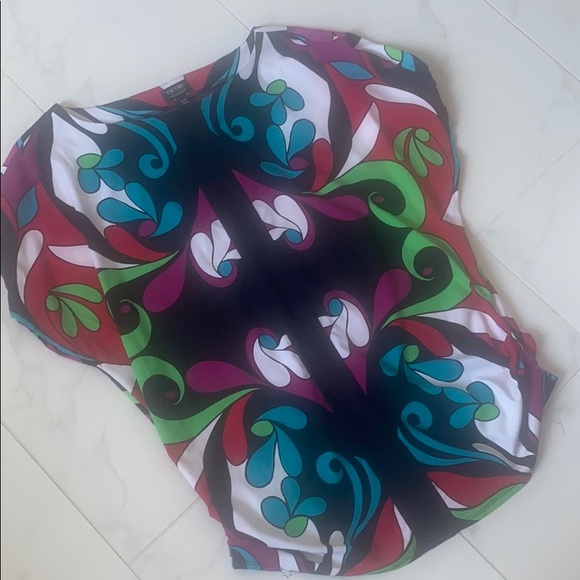 NICOLE BY NICOLE MILLER blouse top shirt size M - Picture 2 of 6